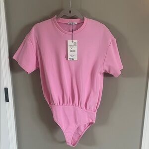 Pink Short Sleeve Bodysuit